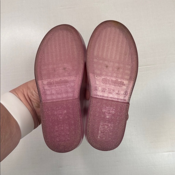 Mini Melissa Kids' Purple Ariel Dress Shoes - Picture 3 of 3